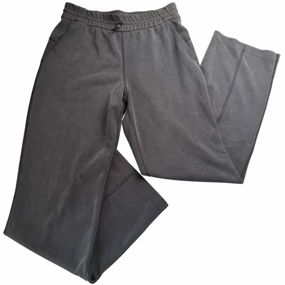 Lululemon Softstreme High-Rise Pant Black Straight leg Sweatpants size 6 - Picture 3 of 8